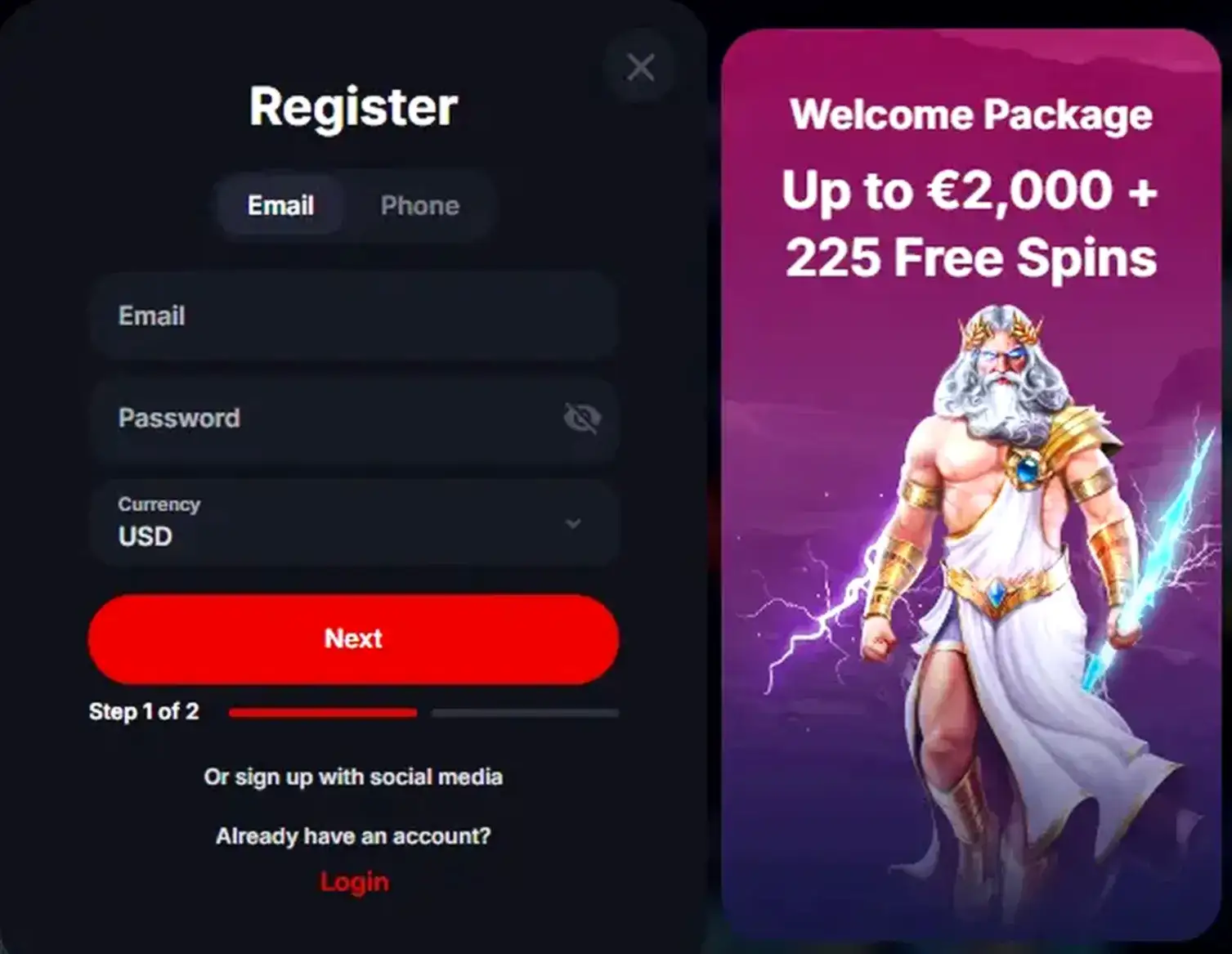 Yep Casino Login — Konto anmelden